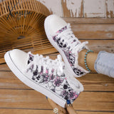 Xajzpa - Halloween Yellow Casual Daily Patchwork Printing Round Comfortable Shoes Shoes Sneakers