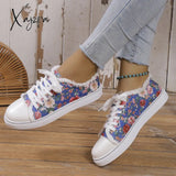 Xajzpa - Halloween Yellow Casual Daily Patchwork Printing Round Comfortable Shoes Shoes Sneakers