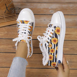 Xajzpa - Halloween Yellow Casual Daily Patchwork Printing Round Comfortable Shoes / Us6Eu36 Shoes