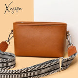 Xajzpa - Handbag Women's Cowhide Small Fashion 2023 New Arrivals Luxury Designer Bag Shoulder Bag Satchel Wallets For Women Shoulder