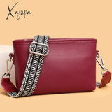 Xajzpa - Handbag Women’s Cowhide Small Fashion 2023 New Arrivals Luxury Designer Bag Shoulder