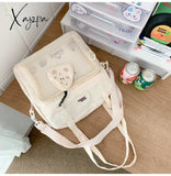 Xajzpa - Harajuku Kawaii Ita Bag Shoulder For Girls Fashion Student Transparent Crossbody Women