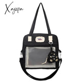 Xajzpa - Harajuku Kawaii Ita Bag Shoulder For Girls Fashion Student Transparent Crossbody Women