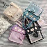 Xajzpa - Harajuku Kawaii Ita Bag Shoulder For Girls Fashion Student Transparent Crossbody Women