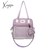 Xajzpa - Harajuku Kawaii Ita Bag Shoulder For Girls Fashion Student Transparent Crossbody Women