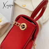 Xajzpa - Heart Design Women Bag Trend Chains Mini Shoulder Crossbody Female Luxuyr Brand Designer