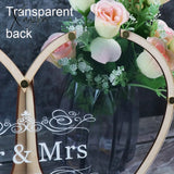 Xajzpa - Heart Shape Transparent Wedding Guest Book Decoration Rustic Sweet Drop Box Drop 3D