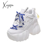 Xajzpa - Height Increasing Shoes New Platform Lace Up High Heel Fashion Women’s Sneakers Women