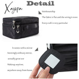 Xajzpa - High Capacity Cosmetic Bag Women Waterproof Double Layer Travel Organizer Makeup Toiletry