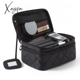 Xajzpa - High Capacity Cosmetic Bag Women Waterproof Double Layer Travel Organizer Makeup Toiletry