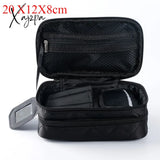 Xajzpa - High Capacity Cosmetic Bag Women Waterproof Double Layer Travel Organizer Makeup Toiletry