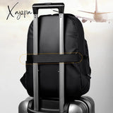 Xajzpa - High Capacity Ultralight Backpack For Men Soft Polyester Fashion School Laptop Waterproof