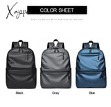 Xajzpa - High Capacity Ultralight Backpack For Men Soft Polyester Fashion School Laptop Waterproof