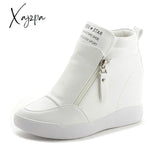 Xajzpa - High Heels Shoes Woman Zipper Fringe Women Sneakers Casual Loafers Platform Zapatos Mujer