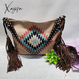 Xajzpa - High Quality Design Women Shoulder Bag Fashion Personality Model Retro Handwoven Tassel