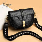 Xajzpa - High Quality Genuine Leather Shoulder Bag For Women New Trend Solid Handbag Luxury Brand