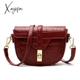 Xajzpa - High Quality Genuine Leather Shoulder Bag For Women New Trend Solid Handbag Luxury Brand