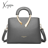 Xajzpa - High Quality Leather Casual Crossbody Shoulder Bags For Women New Luxury Purses And