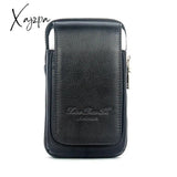 Xajzpa - High Quality Men Genuine Leather Waist Pack Bag Coin Cigarette Purse Pocket Pouch Belt Bum