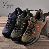 Xajzpa - High Quality Men Hiking Shoes Winter Outdoor Nonslip Trail Man Sneakers Trekking Mountain