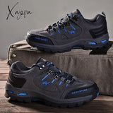 Xajzpa - High Quality Men Hiking Shoes Winter Outdoor Nonslip Trail Man Sneakers Trekking Mountain