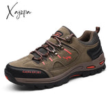 Xajzpa - High Quality Men Hiking Shoes Winter Outdoor Nonslip Trail Man Sneakers Trekking Mountain