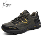 Xajzpa - High Quality Men Hiking Shoes Winter Outdoor Nonslip Trail Man Sneakers Trekking Mountain