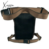 Xajzpa - High Quality Men’s Canvas Drop Leg Bag Military Motorcycle Multi-Purpose Messenger