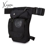 Xajzpa - High Quality Men’s Canvas Drop Leg Bag Military Motorcycle Multi-Purpose Messenger