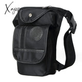 Xajzpa - High Quality Men’s Canvas Drop Leg Bag Military Motorcycle Multi-Purpose Messenger