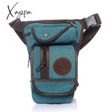 Xajzpa - High Quality Men’s Canvas Drop Leg Bag Military Motorcycle Multi-Purpose Messenger