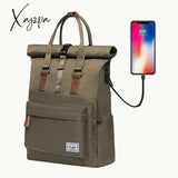 Xajzpa - High Quality USB Charging Backpack Men Waterproof Bagpack Large Laptop Backpacks Male Schoolbag For Teenagers Boys Travel Hiking