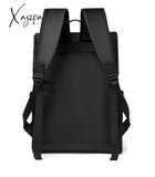 Xajzpa - High Quality Waterproof Men’s Laptop Backpack Fashion Brand Designer Black For Business