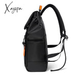 Xajzpa - High Quality Waterproof Men’s Laptop Backpack Fashion Brand Designer Black For Business