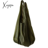 Xajzpa - High Quality Women New Black Pleated Capacity Canvas Personality All-Match Crossbody