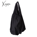 Xajzpa - High Quality Women New Black Pleated Capacity Canvas Personality All-Match Crossbody