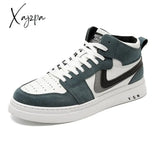 Xajzpa - High-Top Breathable Pu Men’s Casual Shoes 44 Fashion Men Mens Sneakers Walking Sports