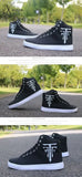 Xajzpa - High Top Sneakers Man White Vulcanized Flat Comfortable Shoes Men Autumn Spring Fashion