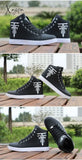 Xajzpa - High Top Sneakers Man White Vulcanized Flat Comfortable Shoes Men Autumn Spring Fashion