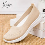 Xajzpa - Hot Sale Women’s Flat Shoes Summer Mesh Breathable Casual Flats Sneakers Ladies Knitting