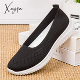 Xajzpa - Hot Sale Women’s Flat Shoes Summer Mesh Breathable Casual Flats Sneakers Ladies Knitting