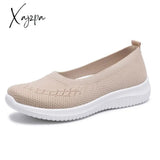 Xajzpa - Hot Sale Women’s Flat Shoes Summer Mesh Breathable Casual Flats Sneakers Ladies Knitting