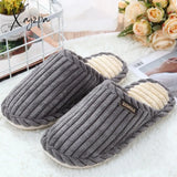 Xajzpa - Indoor Slippers For Men Cheaper Short Plush Winter And Autumn Warm Comfortable Soft