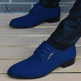 Xajzpa - Italian Mens Shoes Fashion Black Men’s Leather Moccasin Pointed Toe Classic Men Wedding