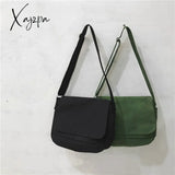 Xajzpa - Japanese Canvas Shoulder Crossbody Bag For Women Cotton Cloth Student Satchels Unisex