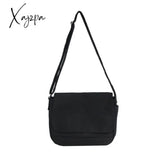 Xajzpa - Japanese Canvas Shoulder Crossbody Bag For Women Cotton Cloth Student Satchels Unisex