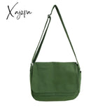 Xajzpa - Japanese Canvas Shoulder Crossbody Bag For Women Cotton Cloth Student Satchels Unisex