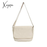 Xajzpa - Japanese Canvas Shoulder Crossbody Bag For Women Cotton Cloth Student Satchels Unisex
