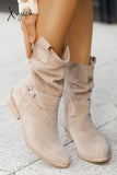 Xajzpa - Just A Little Country Boot Beige / 5 Boots