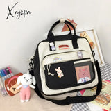 Xajzpa - Kawaii Horizontal Backpack For Teenage Girl Portable Multifunctional Travel Shoulder Bags